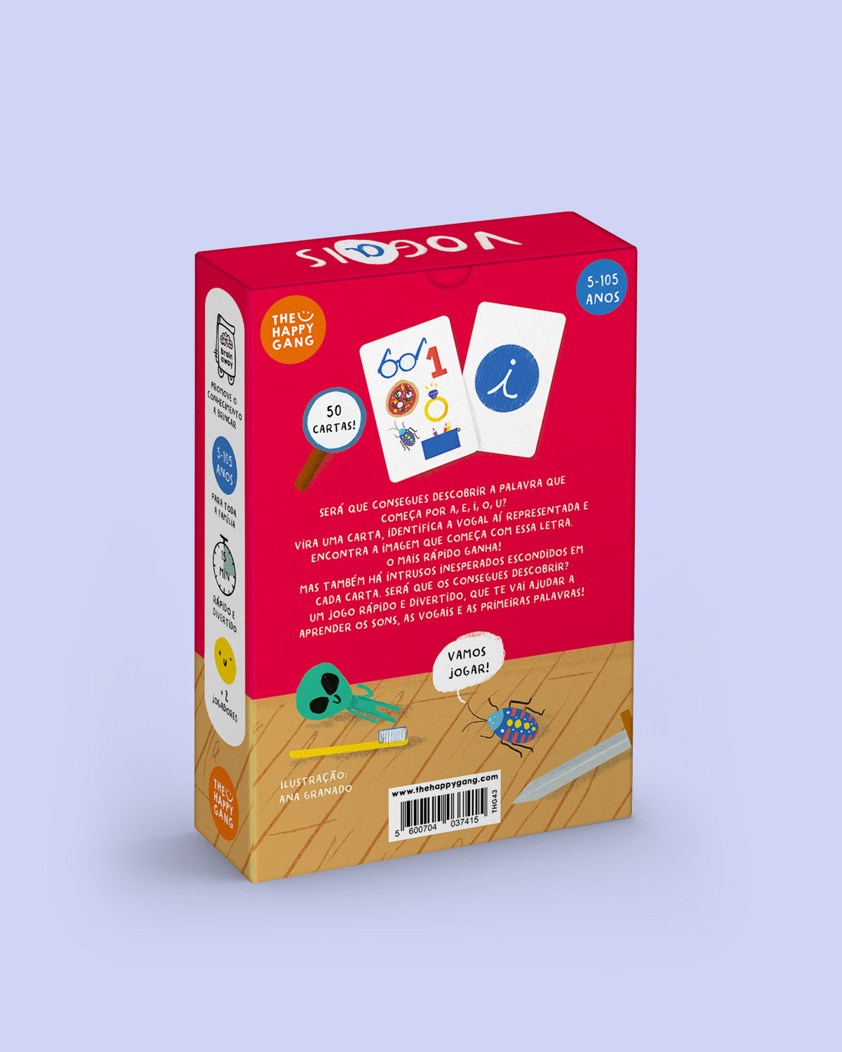 Procura e Encontra Vogais - Jogos de Cartas - The Happy Gang