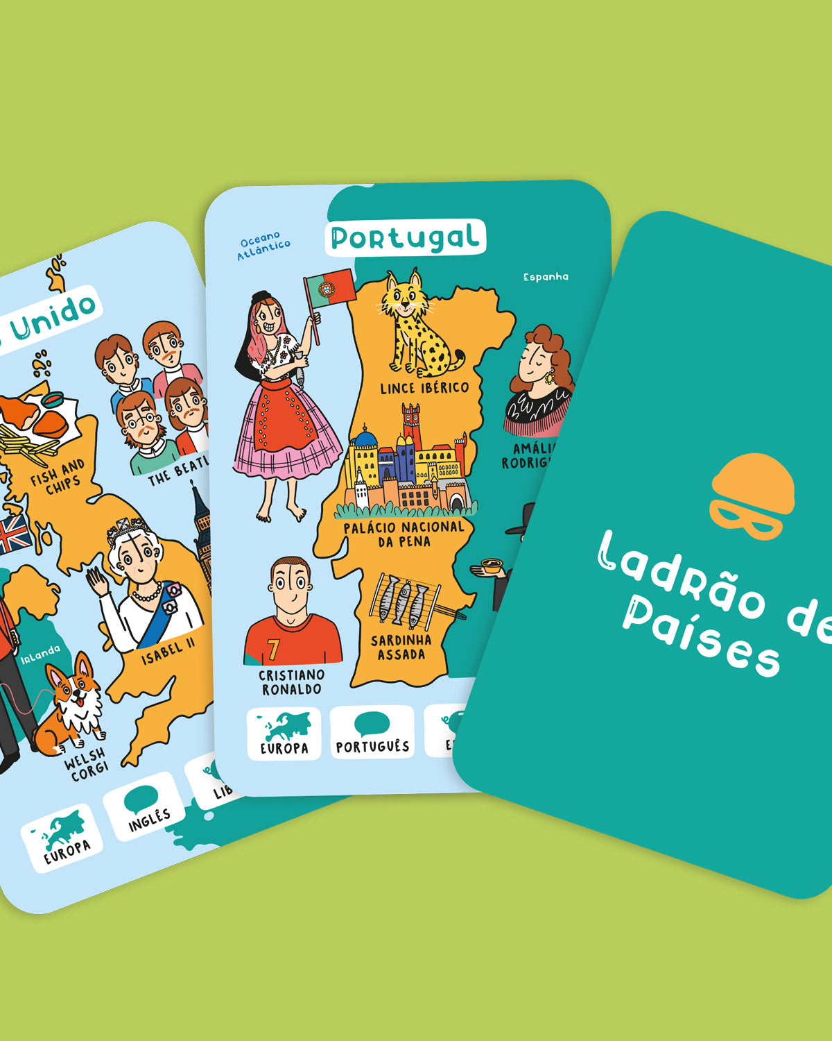 Vamos Jogar aos Países! - Jogos de Cartas - The Happy Gang