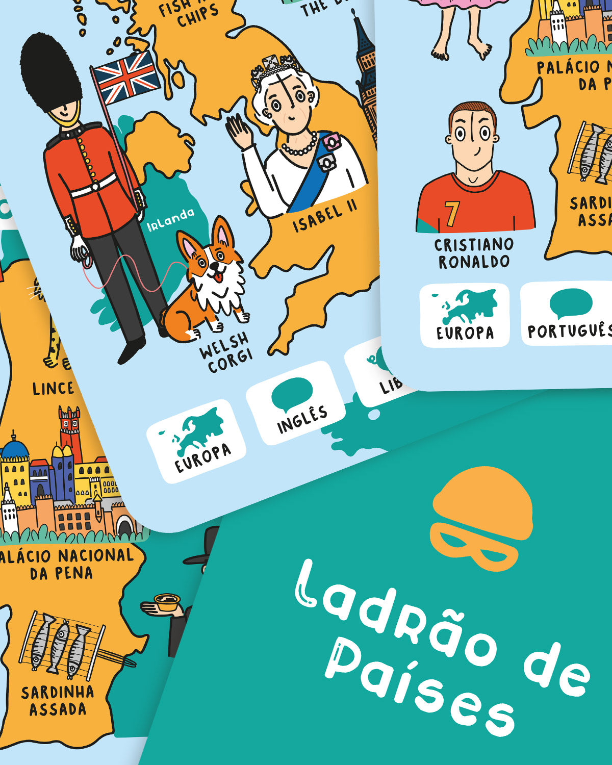 Vamos Jogar aos Países! - Jogos de Cartas - The Happy Gang