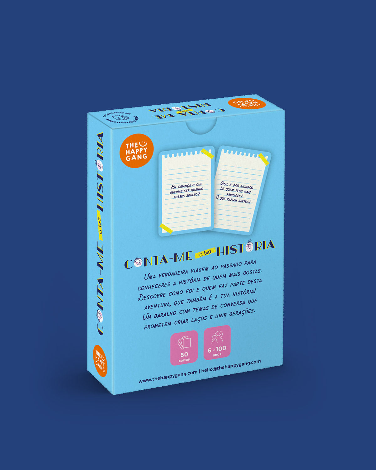 Conta-me a Tua História - Jogos de Cartas - The Happy Gang