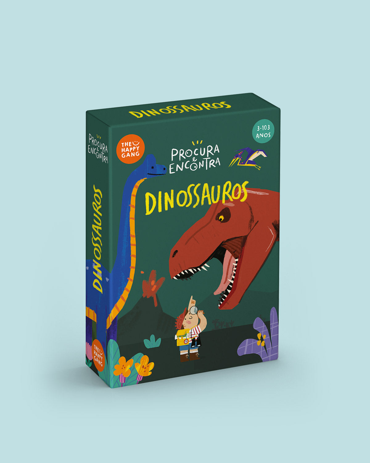 Procura e Encontra Dinossauros - Jogos de Cartas - The Happy Gang