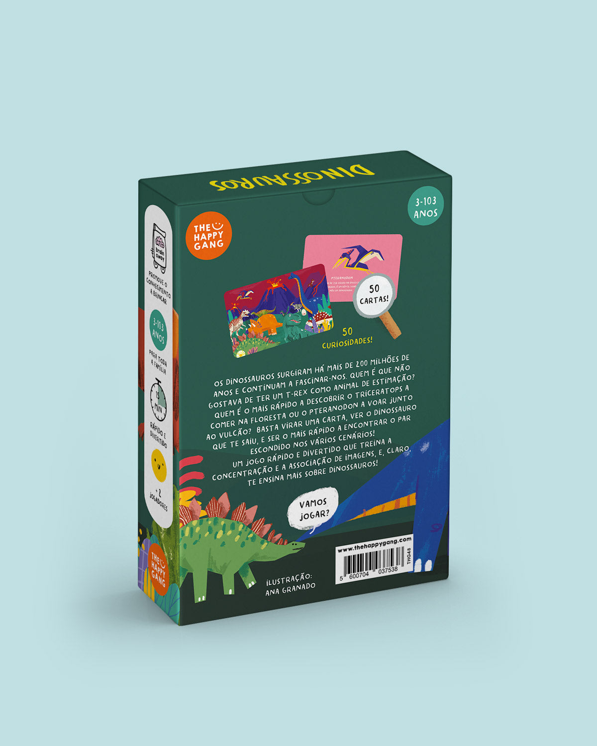 Procura e Encontra Dinossauros - Jogos de Cartas - The Happy Gang