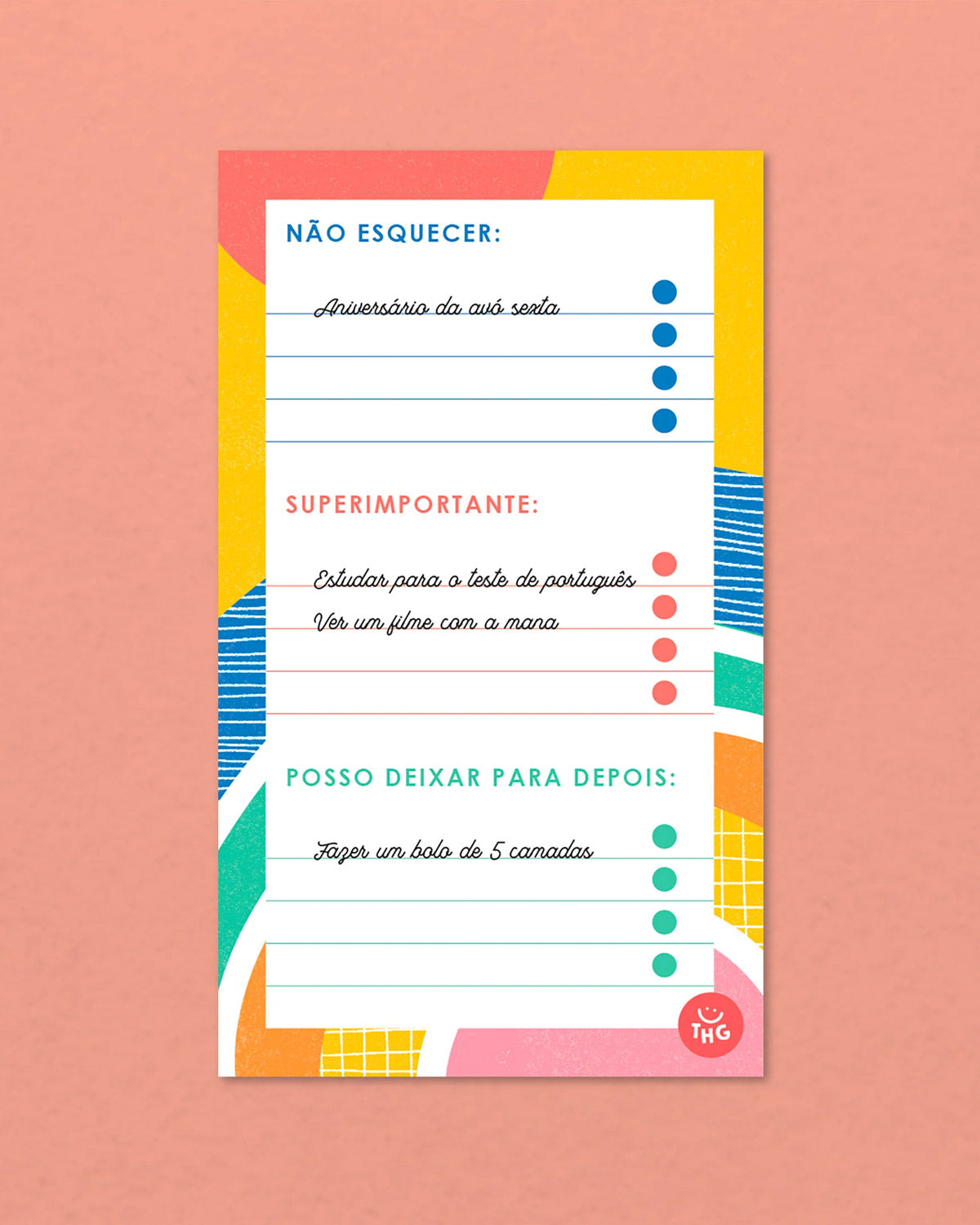 To Do List - To Do Lists - The Happy Gang