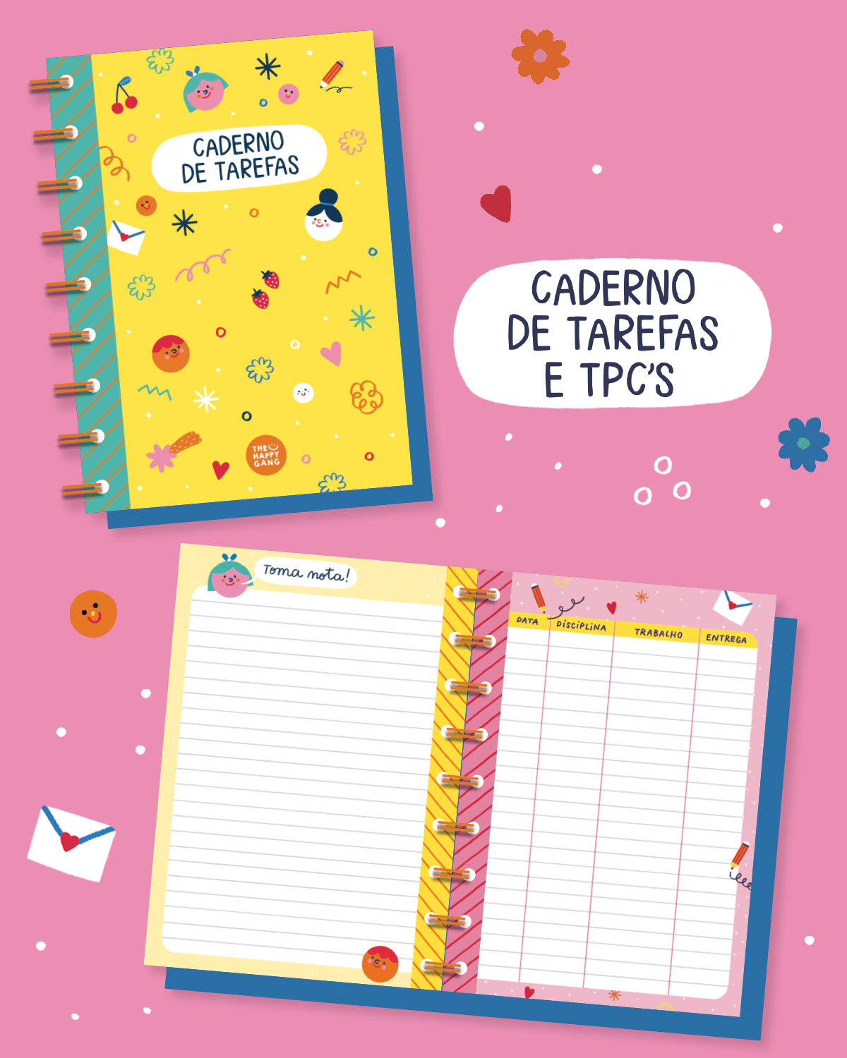 Caderno de Tarefas - Cadernos - The Happy Gang