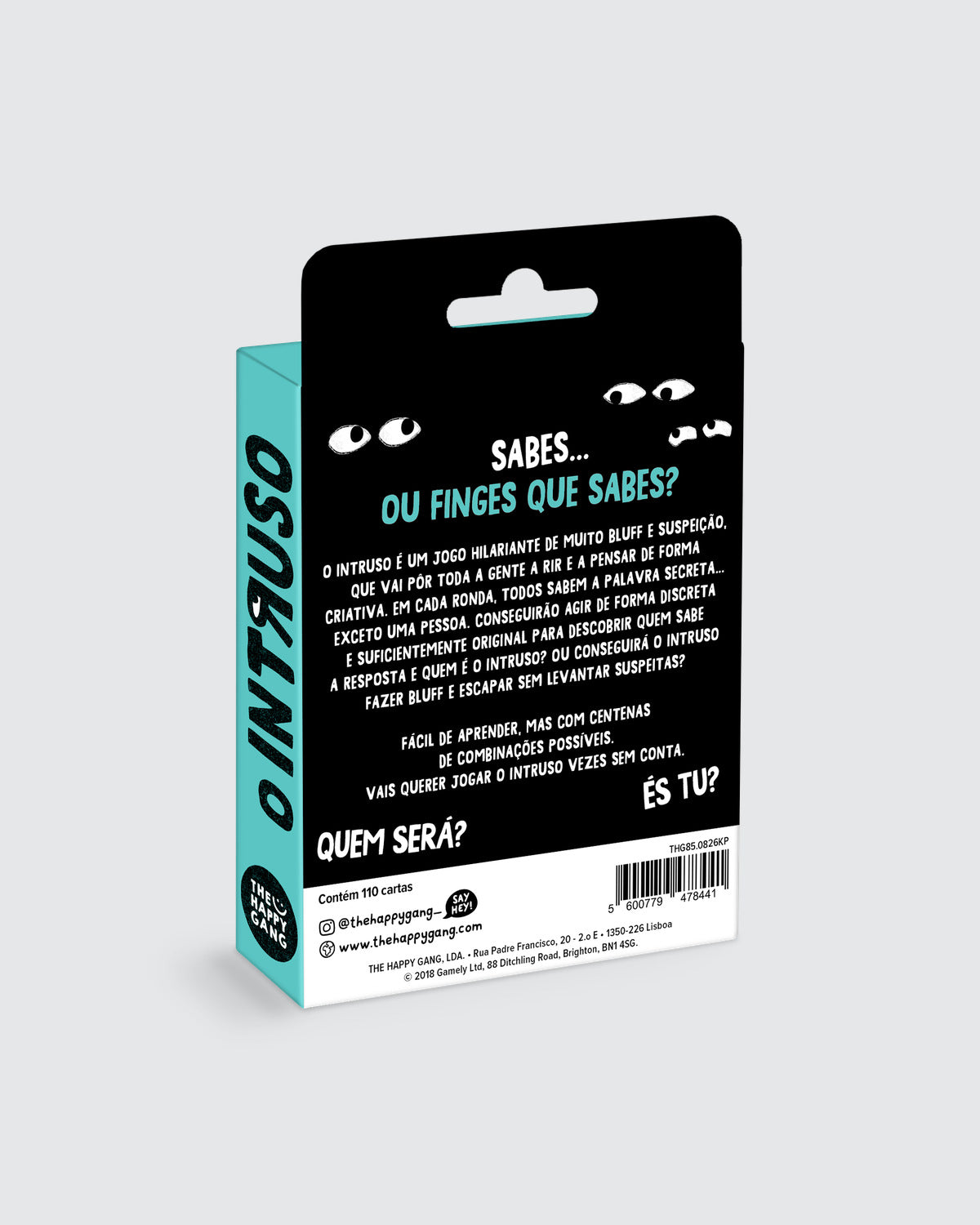 O Intruso! - Jogos de Cartas - The Happy Gang