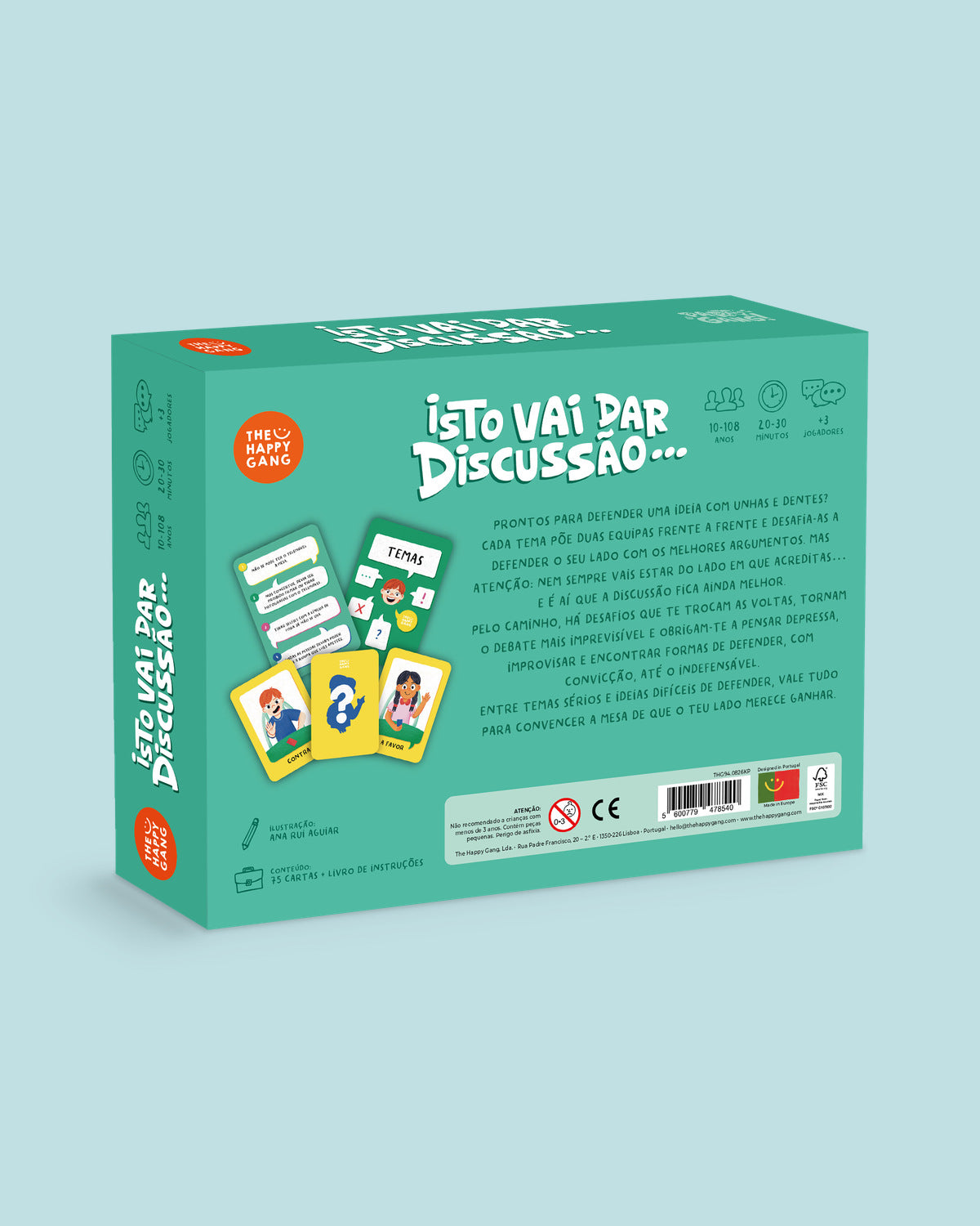 Isto Vai Dar Discussão... - Jogos de Cartas - The Happy Gang