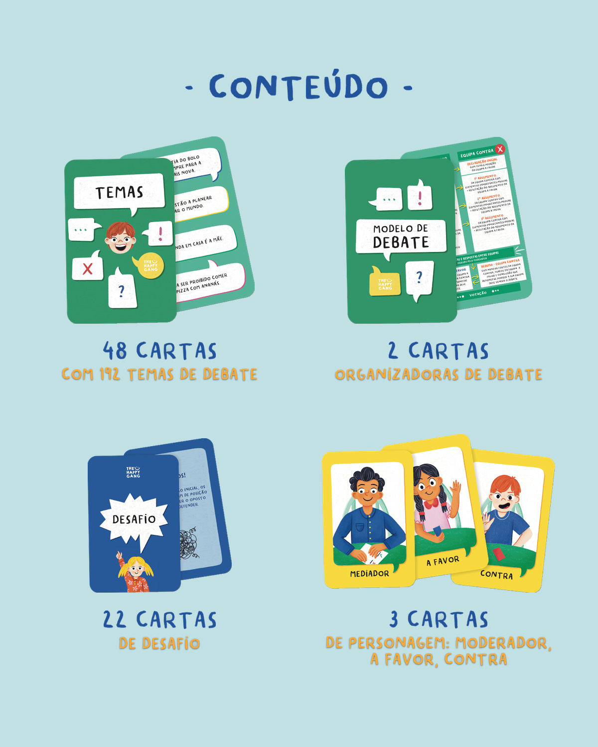 Isto Vai Dar Discussão... - Jogos de Cartas - The Happy Gang