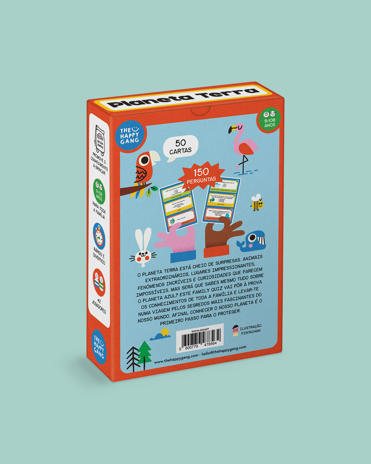 Family Quiz - Planeta Terra - Jogos de Cartas - The Happy Gang