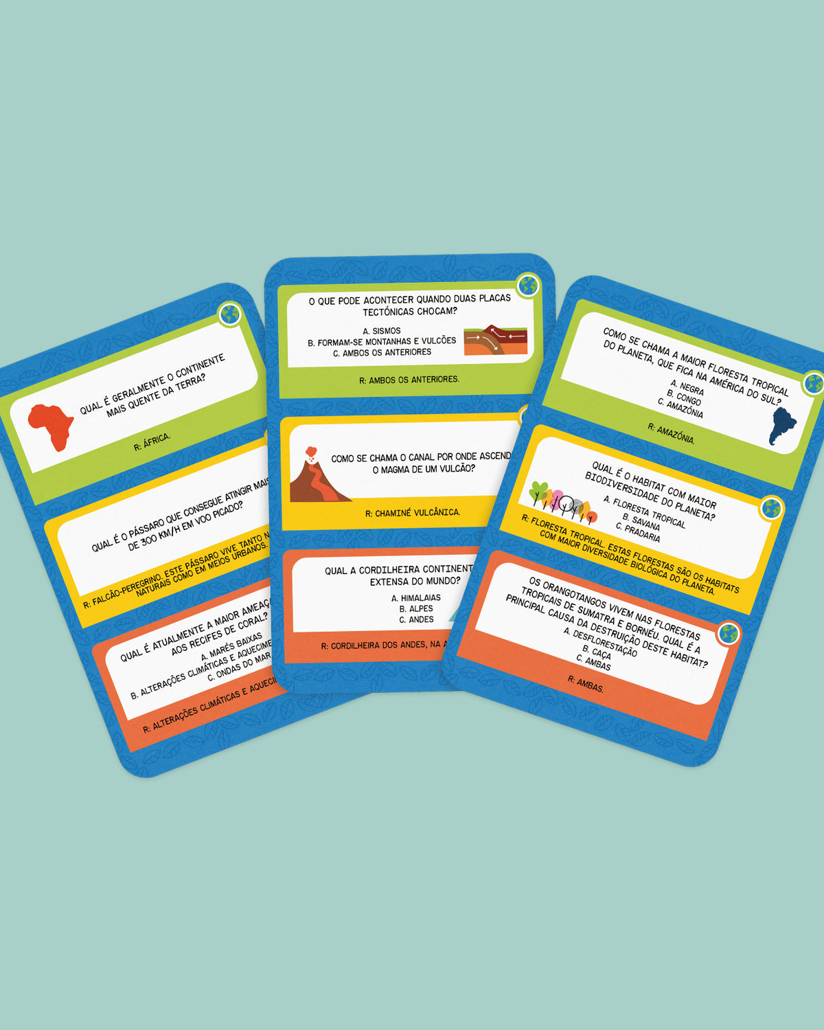 Family Quiz - Planeta Terra - Jogos de Cartas - The Happy Gang